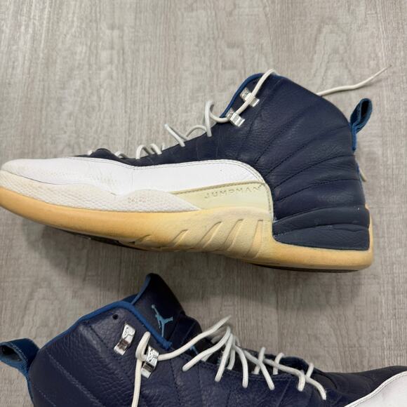 Nike Air Jordan 12 Retro Obsidian 2012 Men\'s 13 University Blue White 130690-410 main image 14